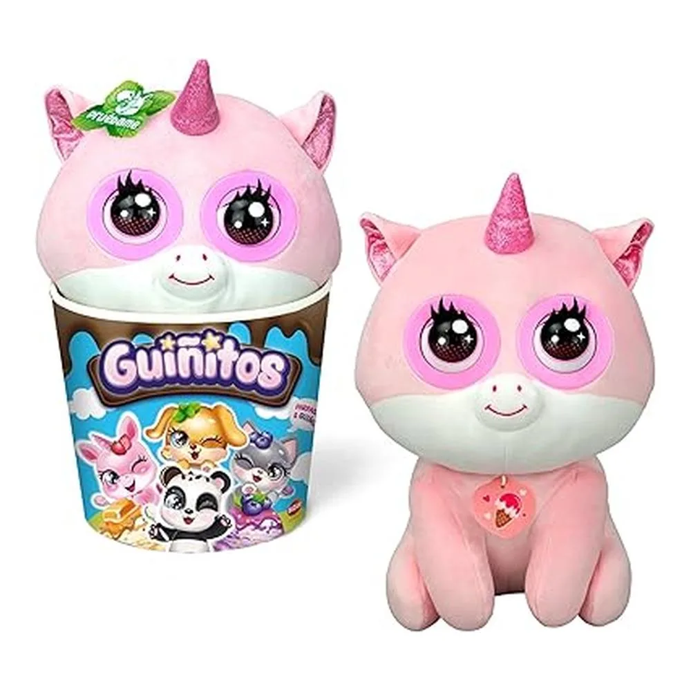 Bizak Guiñitos Unicórnio Rosa de Pelúcia Gigante Interativo Modelo 62009025 2 Bizakp25