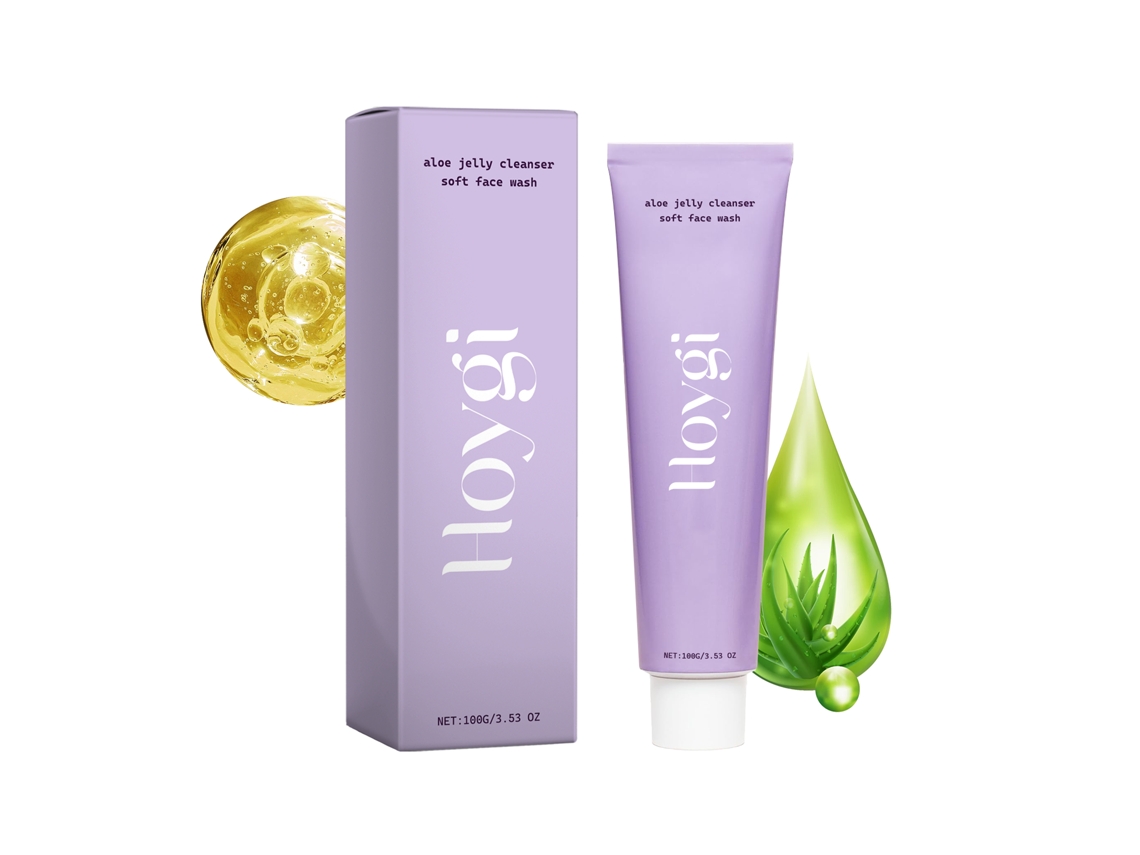 Gel De Limpeza Facial Profunda Com Aloe Vera Para Pele Saudável