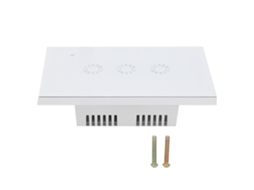 Interruptor Wifi Controle Remoto Touch 3 Vias 95‑240vac, compatível com Google Home/Siri
