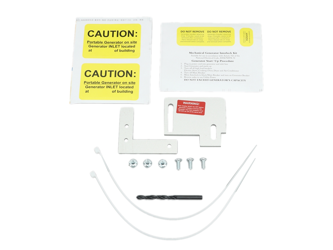 Kit de Interbloqueio para Gerador com Placa de Alumínio para Painéis Ch Série 150/200 S/MARCA