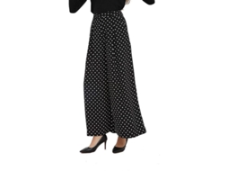 Pantalones Culottes Fasst de Alto Talle com Perna Larga e Tejido Fluyente S/MARCA
