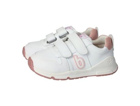 Ténis de Pelagem Branco-Rosa Tamanho 27 ZAPATOP