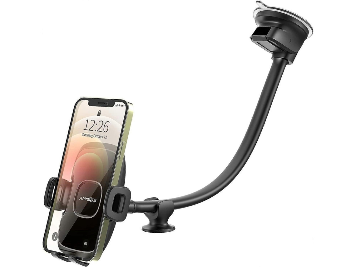 Lurelia Suporte Para Telemóvel De Carro Com Ventosa Iphone 15 3m 6,7 Polegadas 13 Polegadas Flexível Rotação 360° Mãos-livres