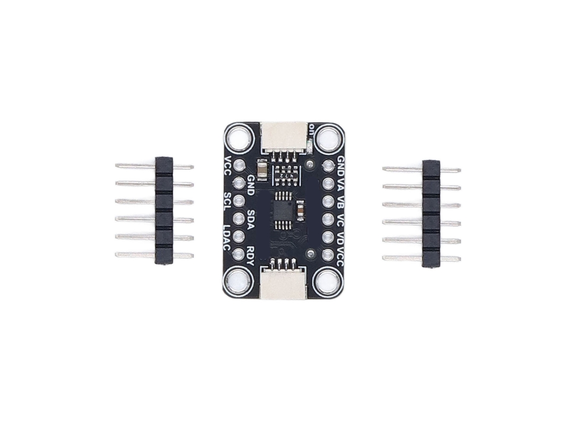 Módulo Conversor Digital Para Analógico 4 Vias 12 Bits Quad Dac Mcp4728 Com Eeprom Stemma Qt Qwiic