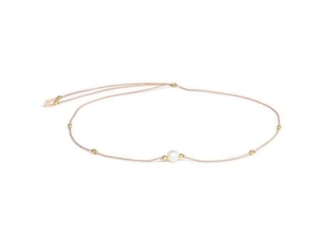 Colar Suave Com Pérola De Rio He05k3g Lp Agato