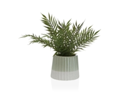 Planta Decorativa VERSA Metal Cerâmica Poliestireno Plástico 38x38x32 cm