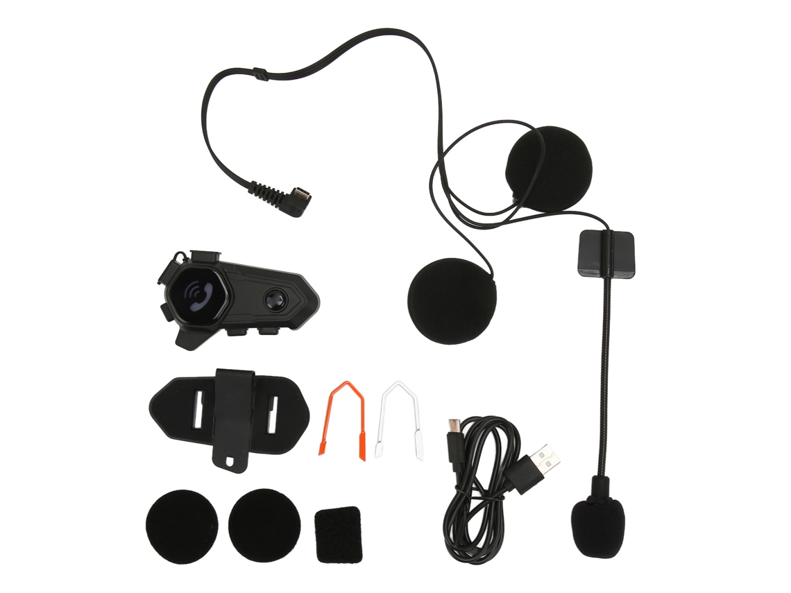 Fone de Ouvido Mali Bluetooth para Capacete de Moto V11s IP67 À Prova D'água com Interfone