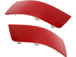 Luz De Freio E Aviso Abs Com Refletor Para Choque Traseiro, 2 Peças, Dupla Intensidade, Substituição Direta Para Glk