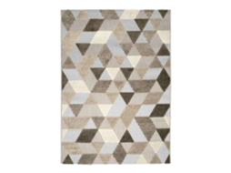 Tapete Moderno Sala Marrom, Bege Cinza 120x170