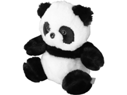 Panda Fofo E Urso De Pelúcia Preto