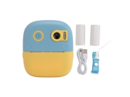 Primerox câmera Instantânea para Crianças 2.4 Polegadas Tela Hd Ips 1080p Lente Dúpla Impressão Automática Brinquedo