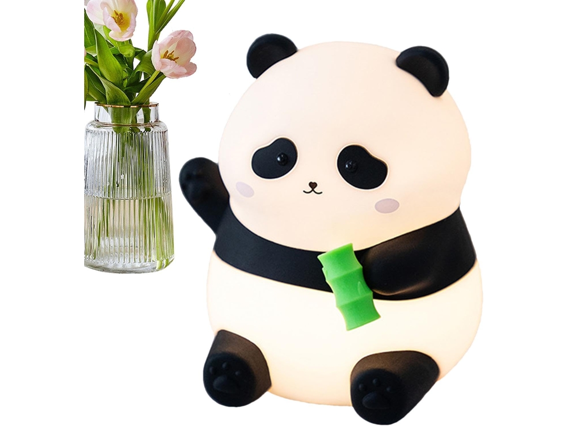 Panda Touch Night Light, Ajustável, Silicone, Recarregável,