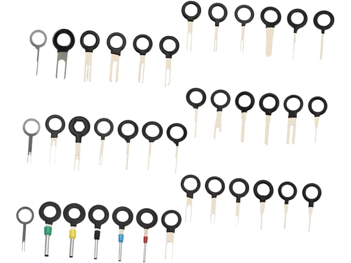 Kit Extrator De Pinos Com 82 Peças Para Conectores Automotivos, Ferramentas Leves Para Desconexão De Terminais De Fios.