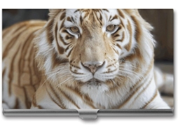 Porta de Visita Mental Slim estilo tigre com fecho fivela leve organizador