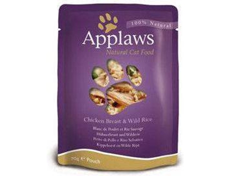 Ração para Gatos  (24x70 g - Húmida - Adulto - Sabor: Frango e Arroz Selvagem)