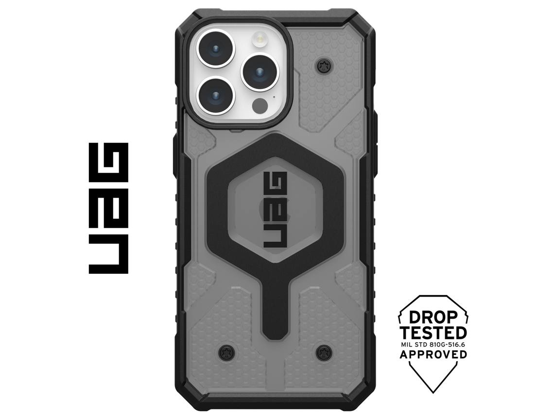 Capa para iPhone 15 Pro UAG Silicone Cinzento