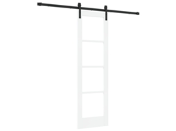 Porta Deslizante Com Conjunto De Ferragens Orkdal Vidaxl Branco Madeira (61 X 198,5 Cm)