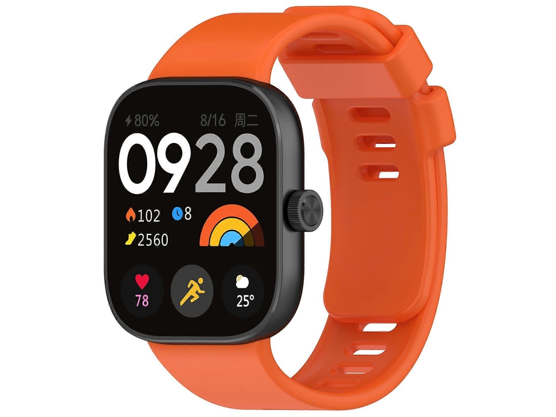 Pulseira Esportiva De Silicone De Cor Sólida Para Redmi Watch 4