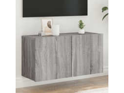 Vidaxl Móvel De Parede Para Tv 80x30x41 Cm Cinzento Sonoma
