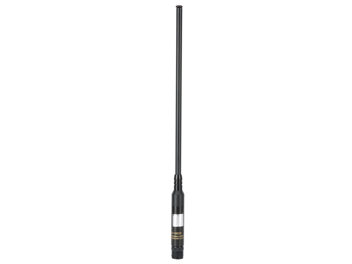 Aetheria antena Esticável para Walkie Talkie Banda Dual Uhf/vhf 144/430mhz Bnc 10w Preto