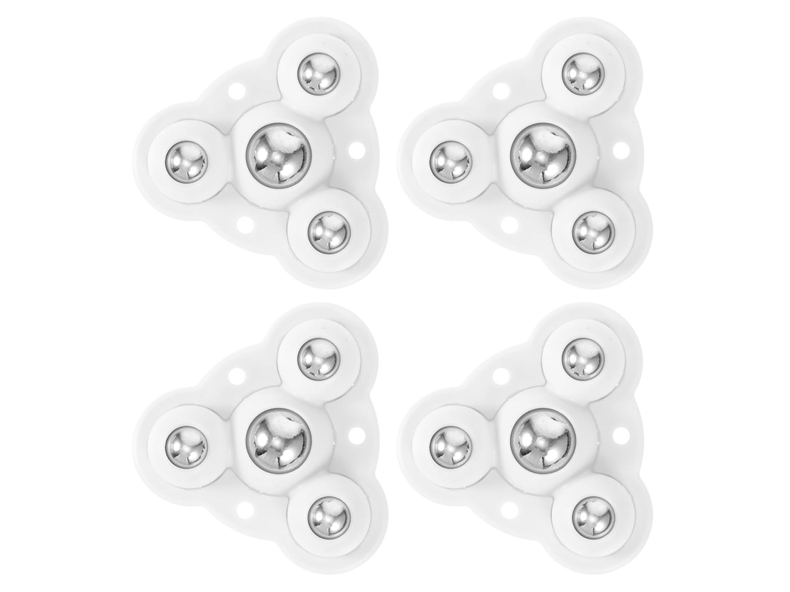 Conjunto De 4 Rodízios Autoadesivos Para Móveis Com Base Móvel