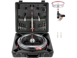 Cortador De Furos Ajustável 40 200mm Com Kit Completo E Mala Tekmaquinas