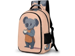 Mochila Escolar Kawaii Koala Para Meninos Partir De 9 Anos, Com Tema Animais Meninas Do 4º Ano, Impermeável