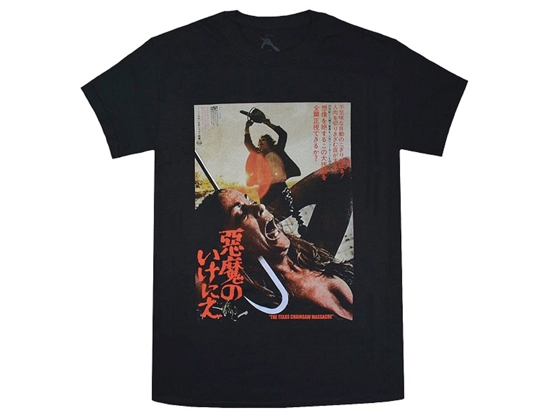 The Texas Chainsaw Massacre Japanese Poster T-shirt Unisex Adults Size:s