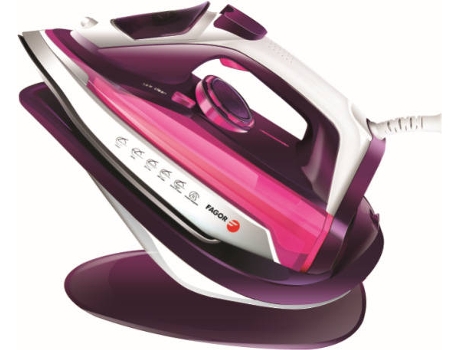 FERRO A VAPOR 2 EM 1 FG055 C/ BASE 2600W ROSA