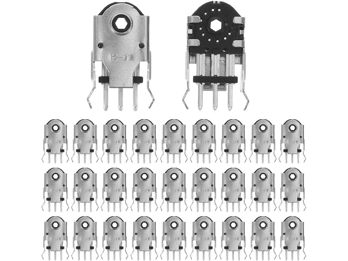 100 Decodificadores De Roda De Mouse: Substituição De Encoder Mecânico Metálico De 11mm