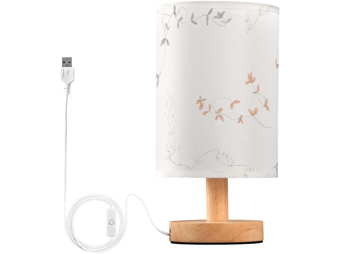 Luminária de mesa infantil Splendor Retro Autumn Travel 4 para cozinha.