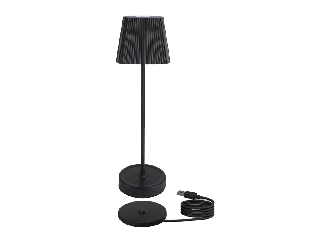Rebe-lâmpada De Mesa Led Portátil Com Controle Táctil Ajustável Sem Fio Para Sala E Quarto