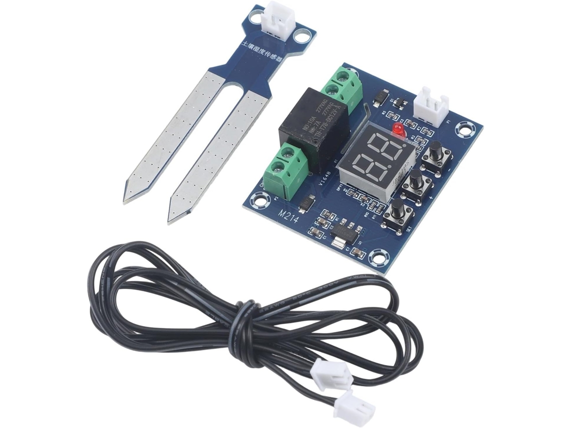 Módulo Controlador De Umidade Do Solo Kirakira 12v Xh M214, Sensor Irrigação Automática Com Display Digital
