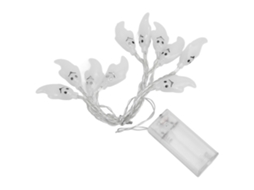 Luzes de Halloween com 10leds com Design de Fantasma Bateria Operada para Decoração Interna e Externa