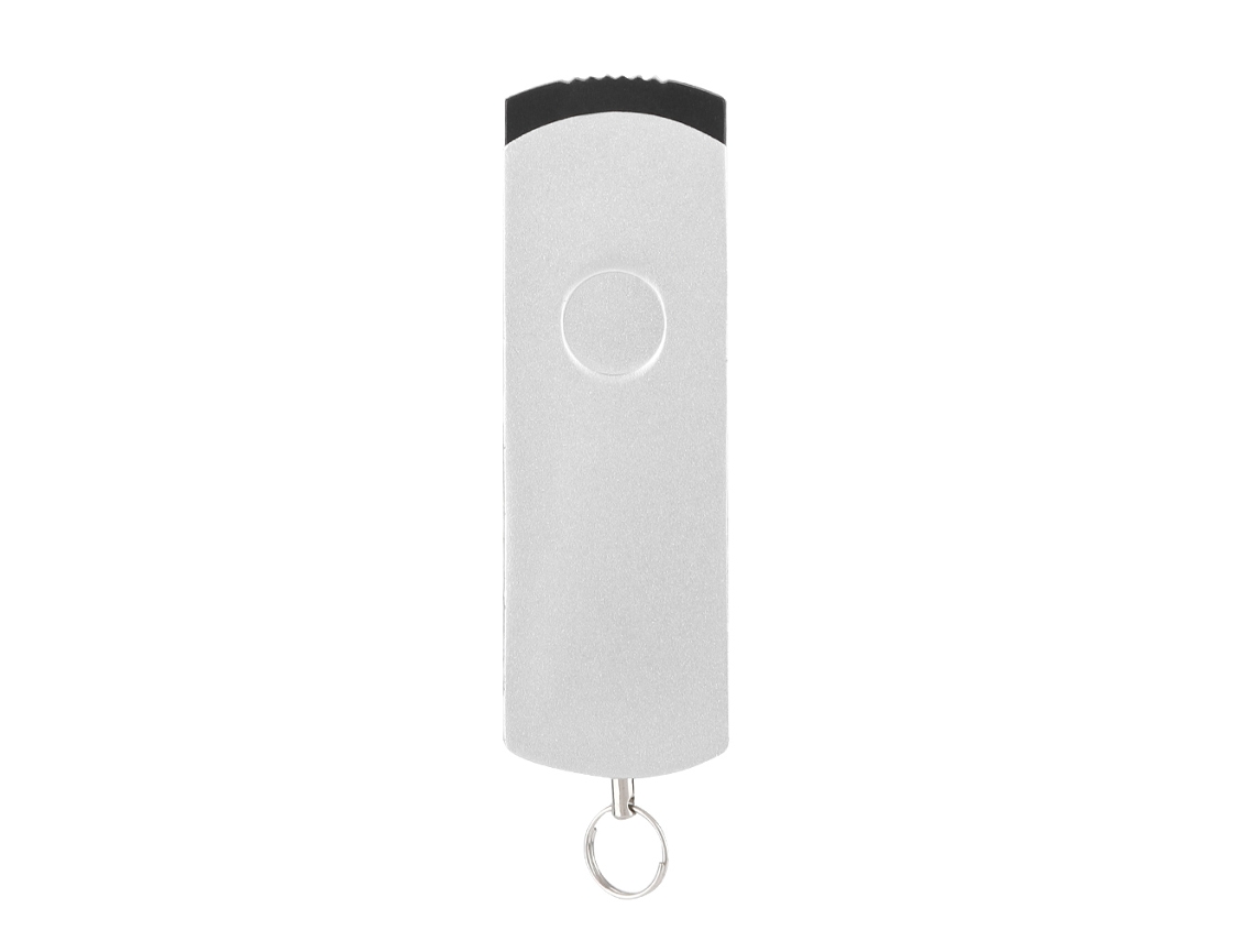 Pen Drive Usb3.0 De Metal Rotativo 2 Em 1 Com 16g Para Android Prata