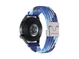 Pulseira De Relógio Trançada Em Nylon Com Botão De Pressão