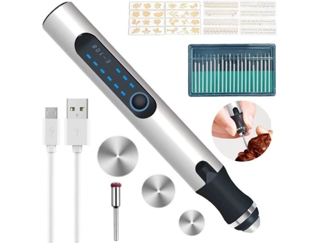 Caneta gravadora elétrica, ferramenta de gravação e escultura, mini ferramenta de gravação diy, ferramenta rotativa diy, para bij3 SSS