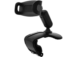 Suporte Giratório E Multifuncional Para Celular Em Abs Com Clipe Ajustável Para Carro.