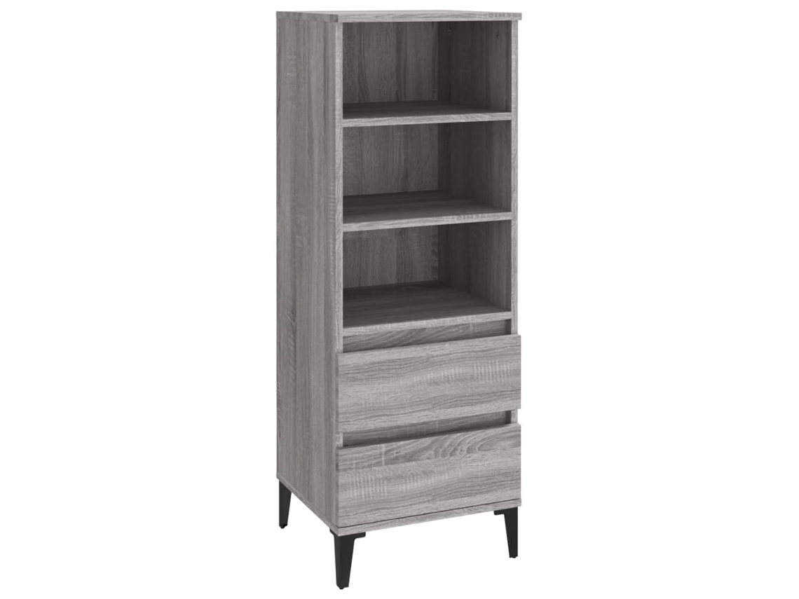 Highboard, Highboards Vidaxl Cinzeto Madeira Processada (n/a)