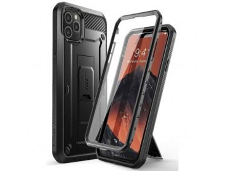 Capa 360 Traseira/Ecrã/Laterais com Suporte Supunicorn Beetle Pro iPhone 11 Pro Preto