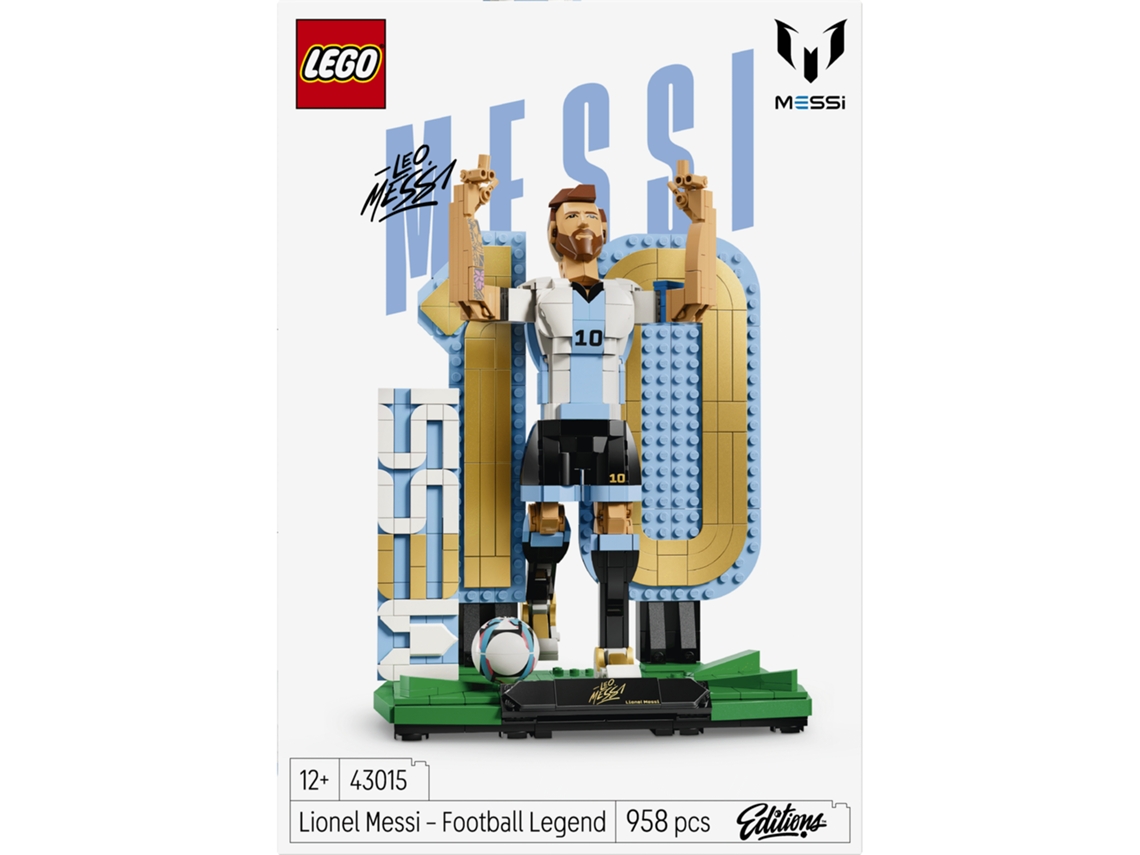 Lego® 43015 Editions Lionel Messi: Lenda Do Futebol De Brinquedo - Maqueta 3d