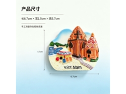 Ímãs De Geladeira Asiáticos (vietnã), Lembrancinhas, Coreia Do Sul, Dubai, Japão