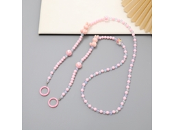 Lurelia Cordão Para Telemóvel Ajustável Com Pérolas 120 Cm Multicolorido Anti-perda