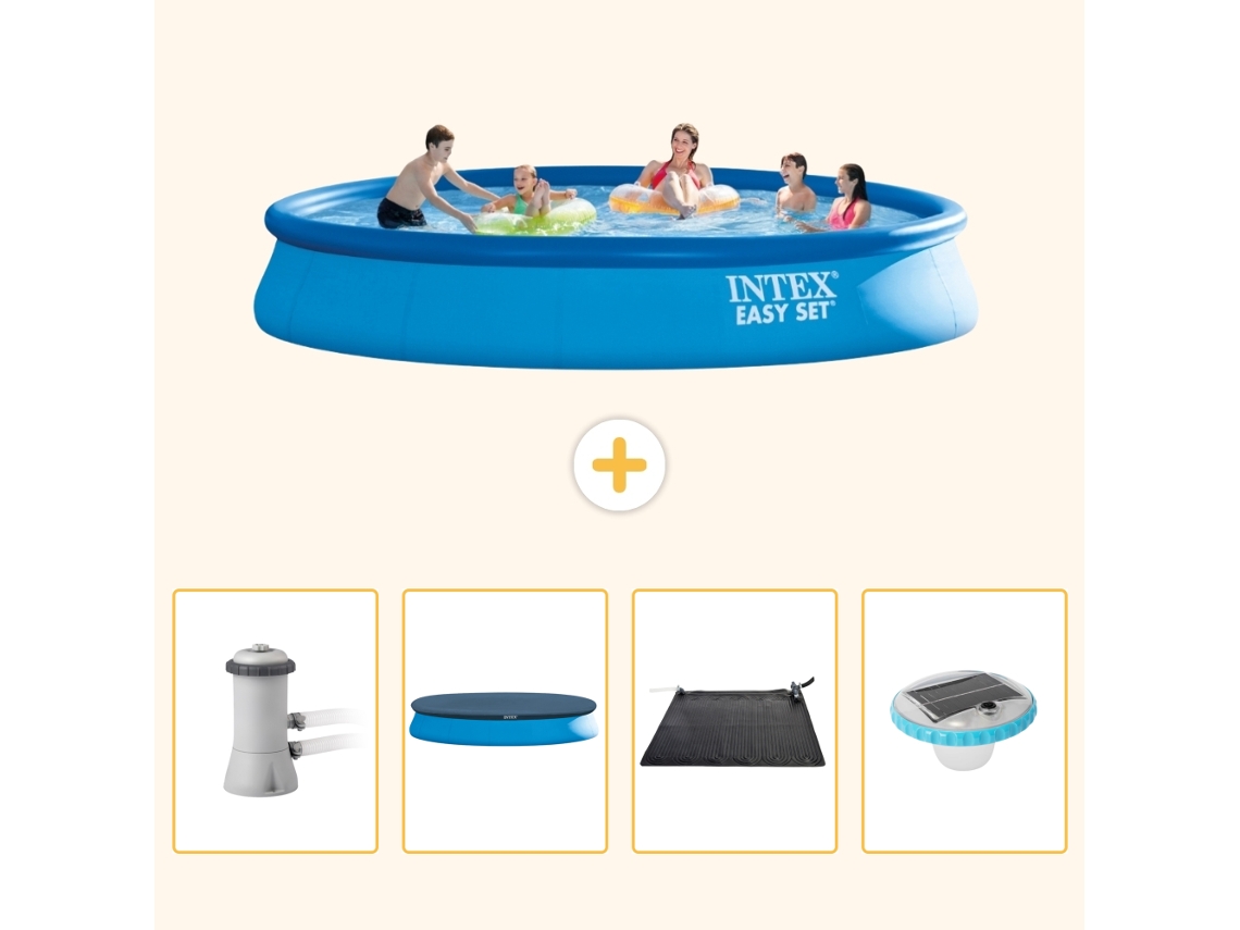 Intex Piscina Easy Set Redonda - 457x84 Cm - 5-peças S328