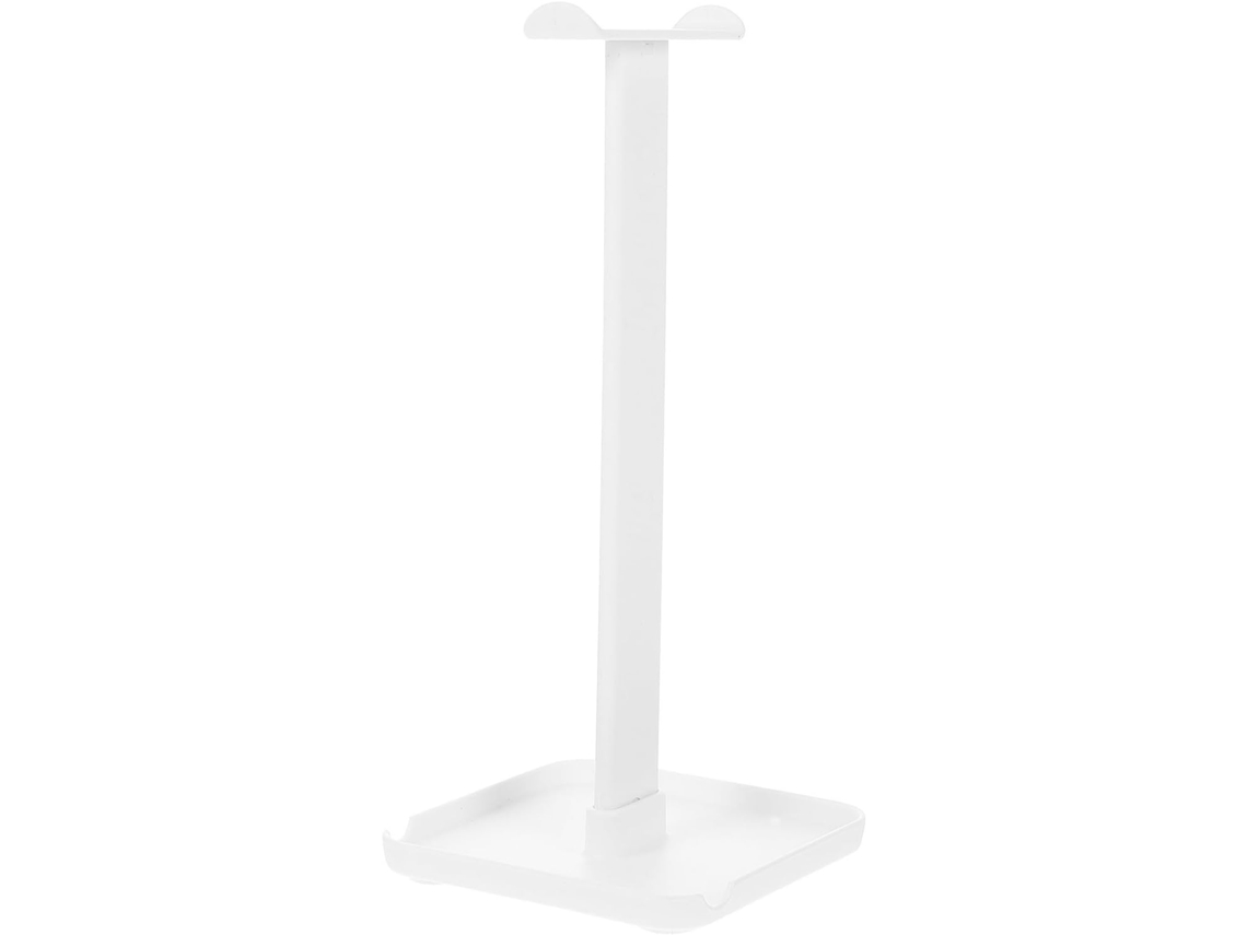 Sherchpry Support De Casque Blanc En Abs Multifonction Plateau De Rangement Et Base Détachable Pour Bureau,