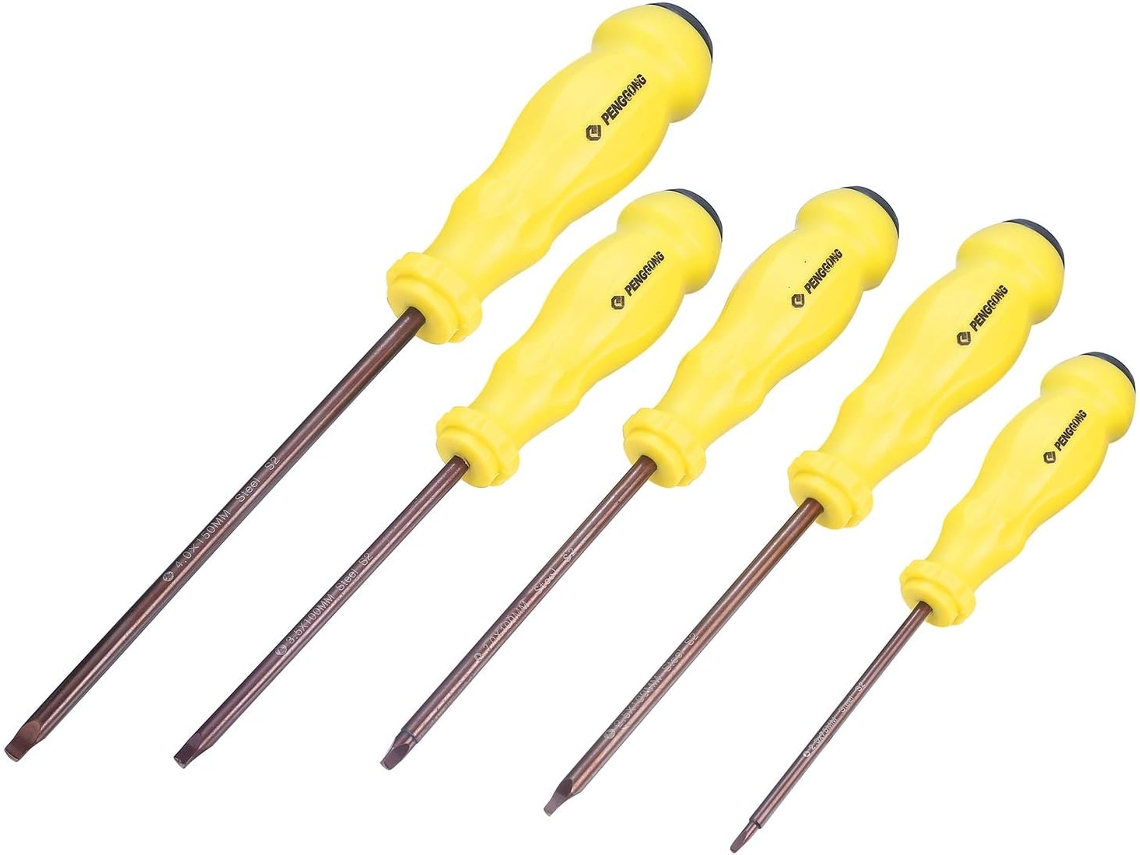 Conjunto De Chaves De Fenda Triangulares De 4 Mm, 3, 5 Mm, 3 Mm, 2