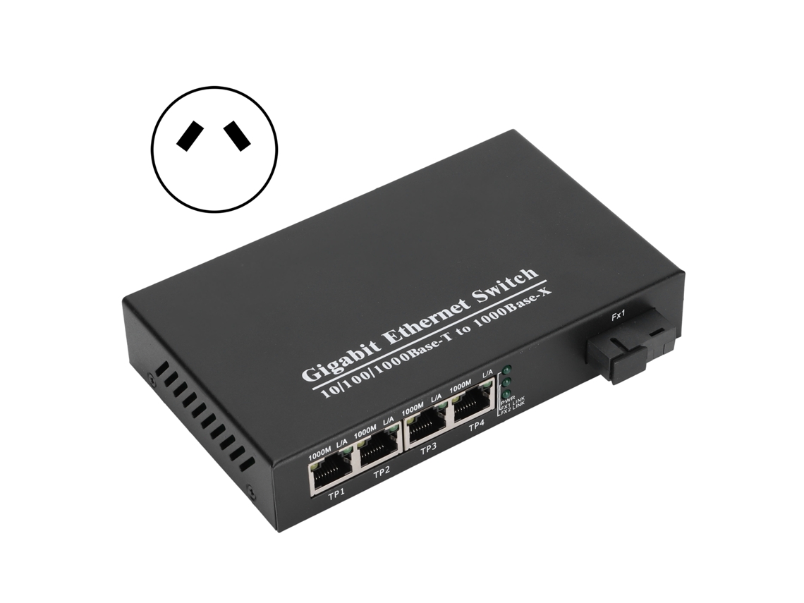 Switch Ethernet Gigabit 4 Portas LAXISCREED