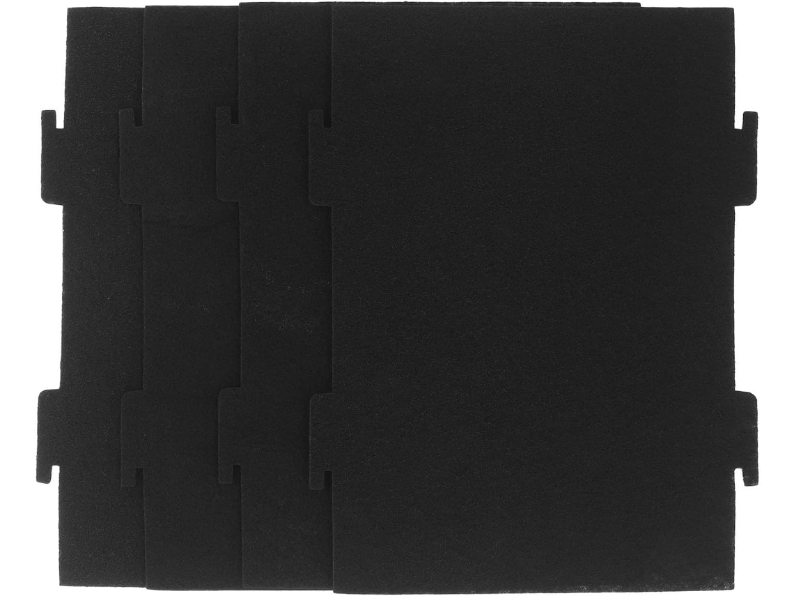 Wml55011, 4 Folhas De Filtro De Carvão Ativado De Reposição, Filtro Ativo