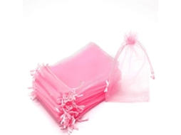 2026-100 Bolsas De Proteção Para Frutas E Verduras Anti-aves E Pragas Malha Ventilada Reutilizáveis Rosa 7x9cm