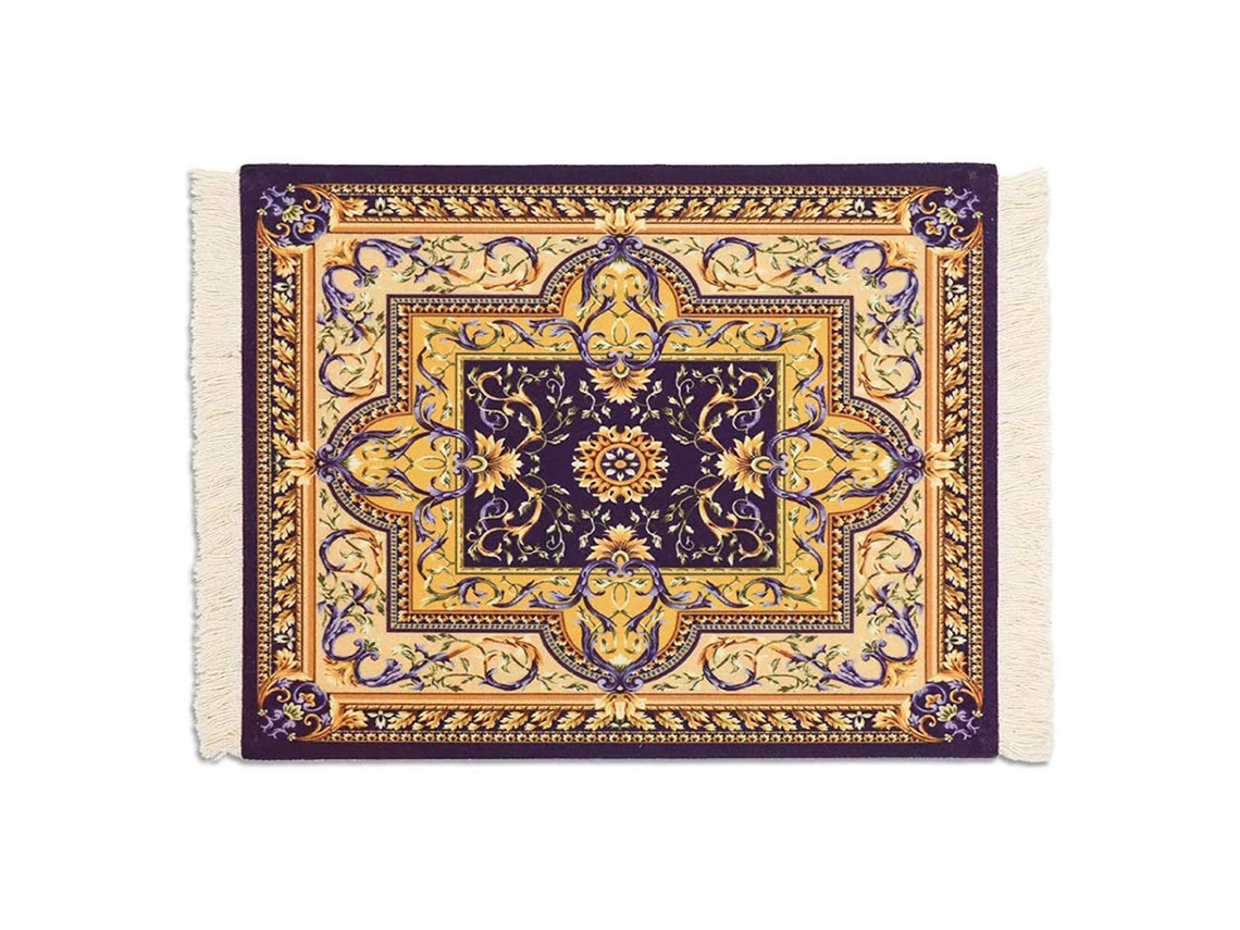 Aetheria mouse Pad Tapete Oriental Persa com Superfície Lávavel e Borracha Natural para Casa e Escritório